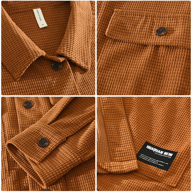 Jim – Japanischer Style Langarmhemd für Herren