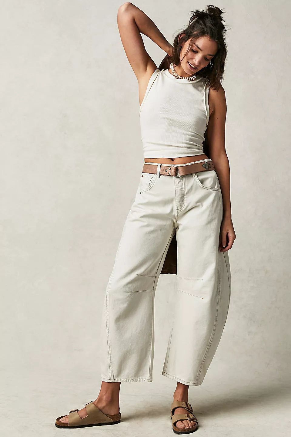 Marie – Weite Damenjeans mit hohem Stretchanteil