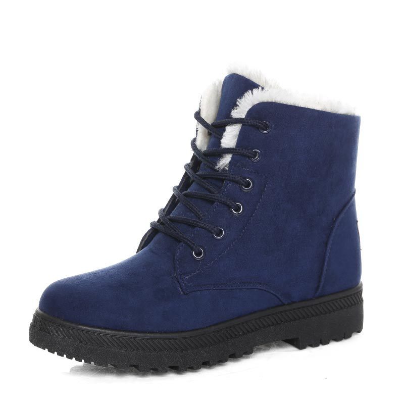 Linda – Warme Damen Schneestiefel mit Plüsch
