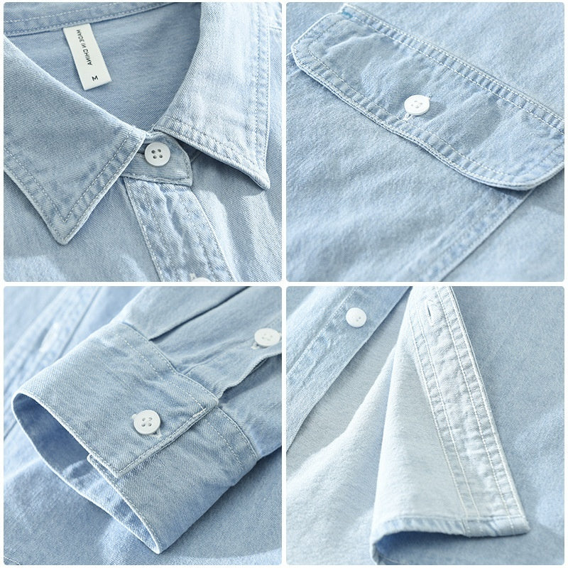 Marc – Künstlerisches Denim Cardigan im lockeren Casual-Stil