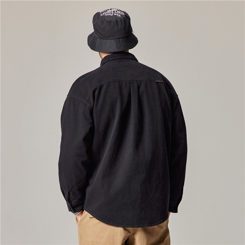 Jeff – Herbst Arbeitsjacke für Herren aus schwerer Baumwolle