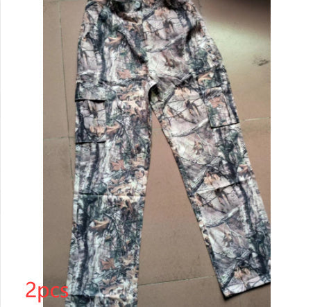 Aaron – Locker geschnittene Herrenhose mit Blätterdruck