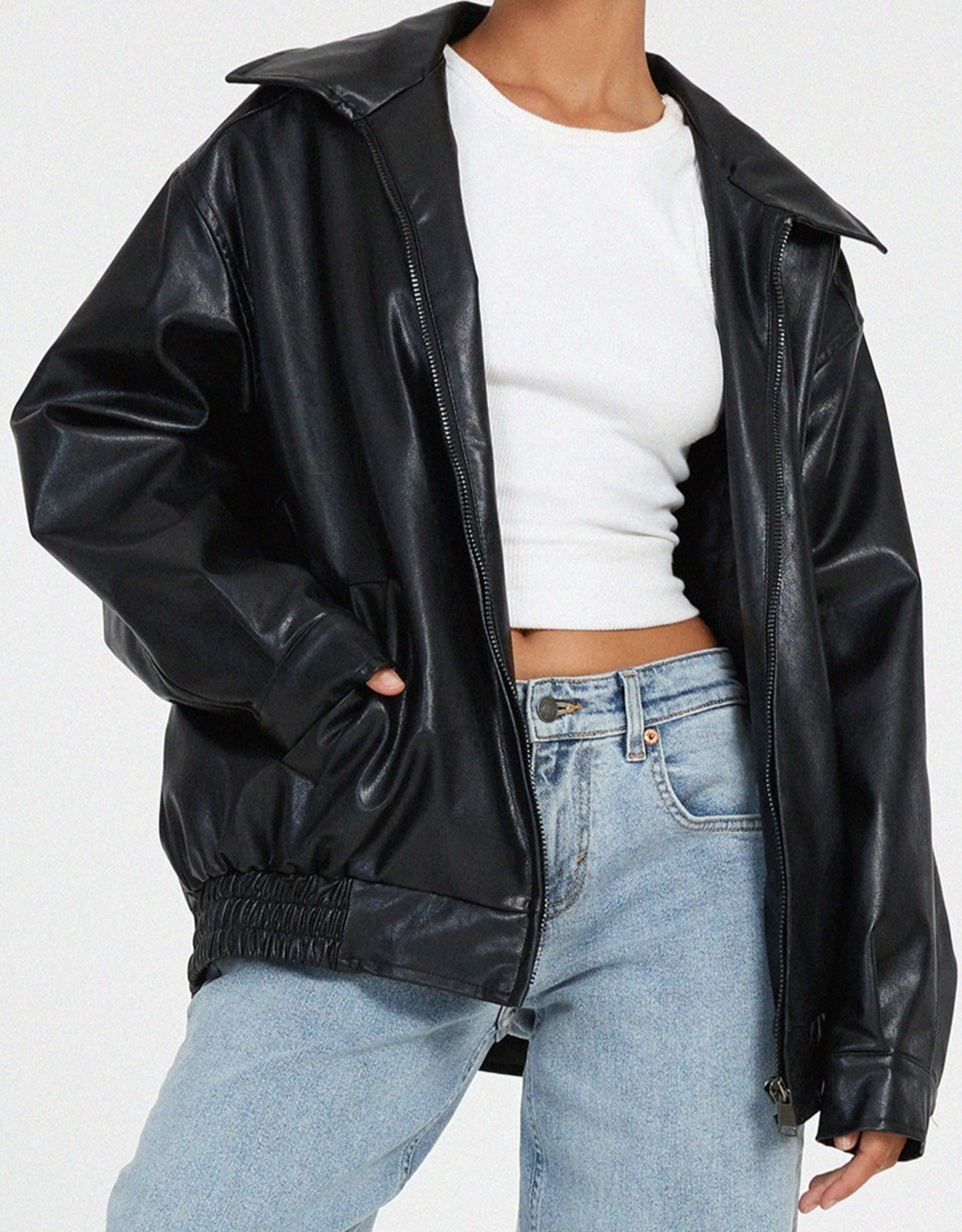 Elena - Lässige Lederjacke für Damen