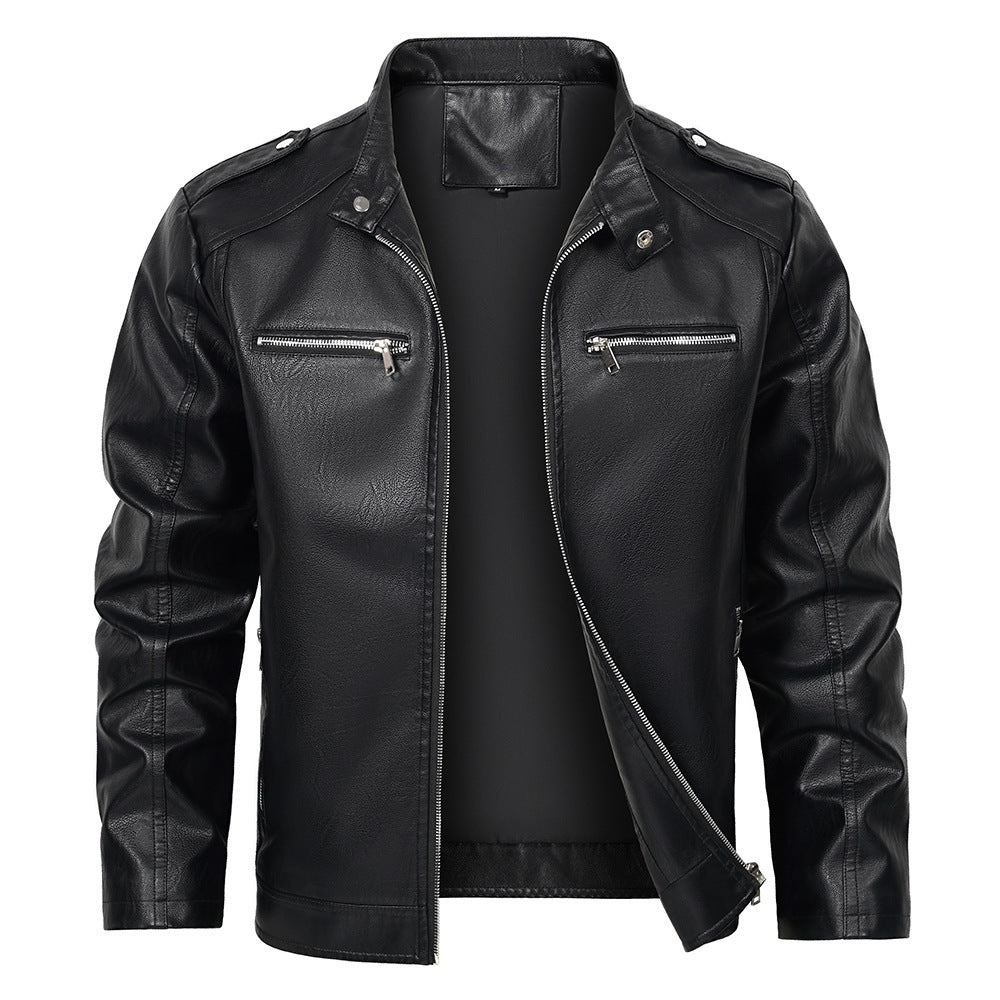 Rodney – Motorradjacke mit Stehkragen für Herren