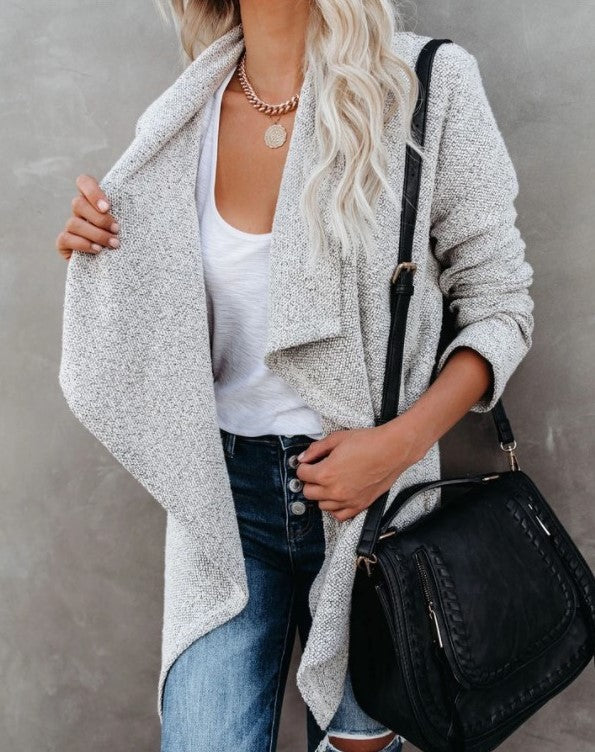 Melissa – Damen Windjacke mit Taschen und Drapierungen