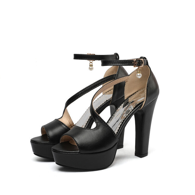 Natalie – Römische Schuhe mit Dicker Sohle für Damen