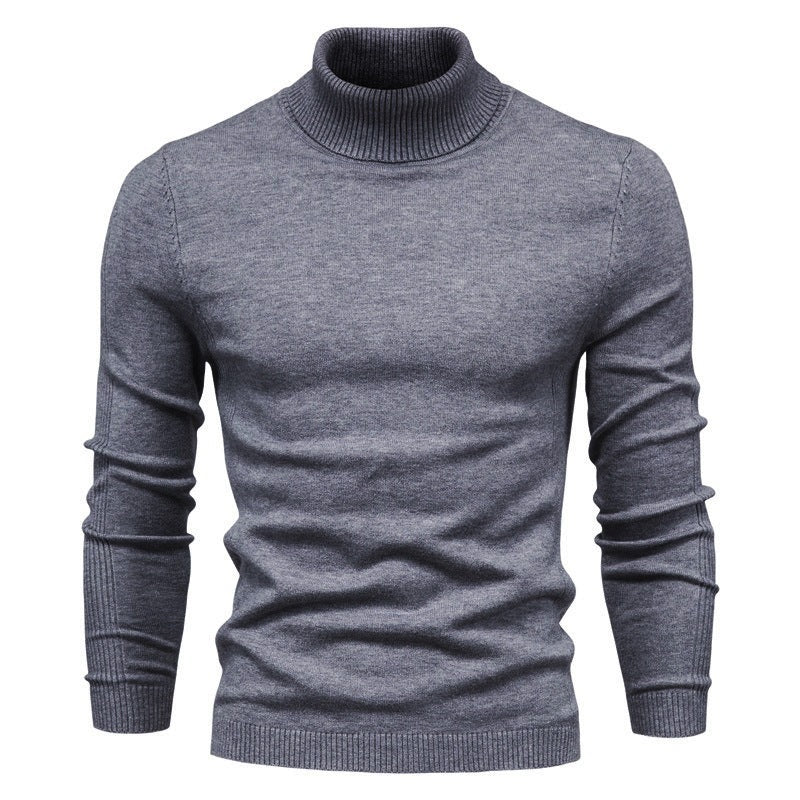 Frederick – Herren Strickpullover mit Hohem Kragen