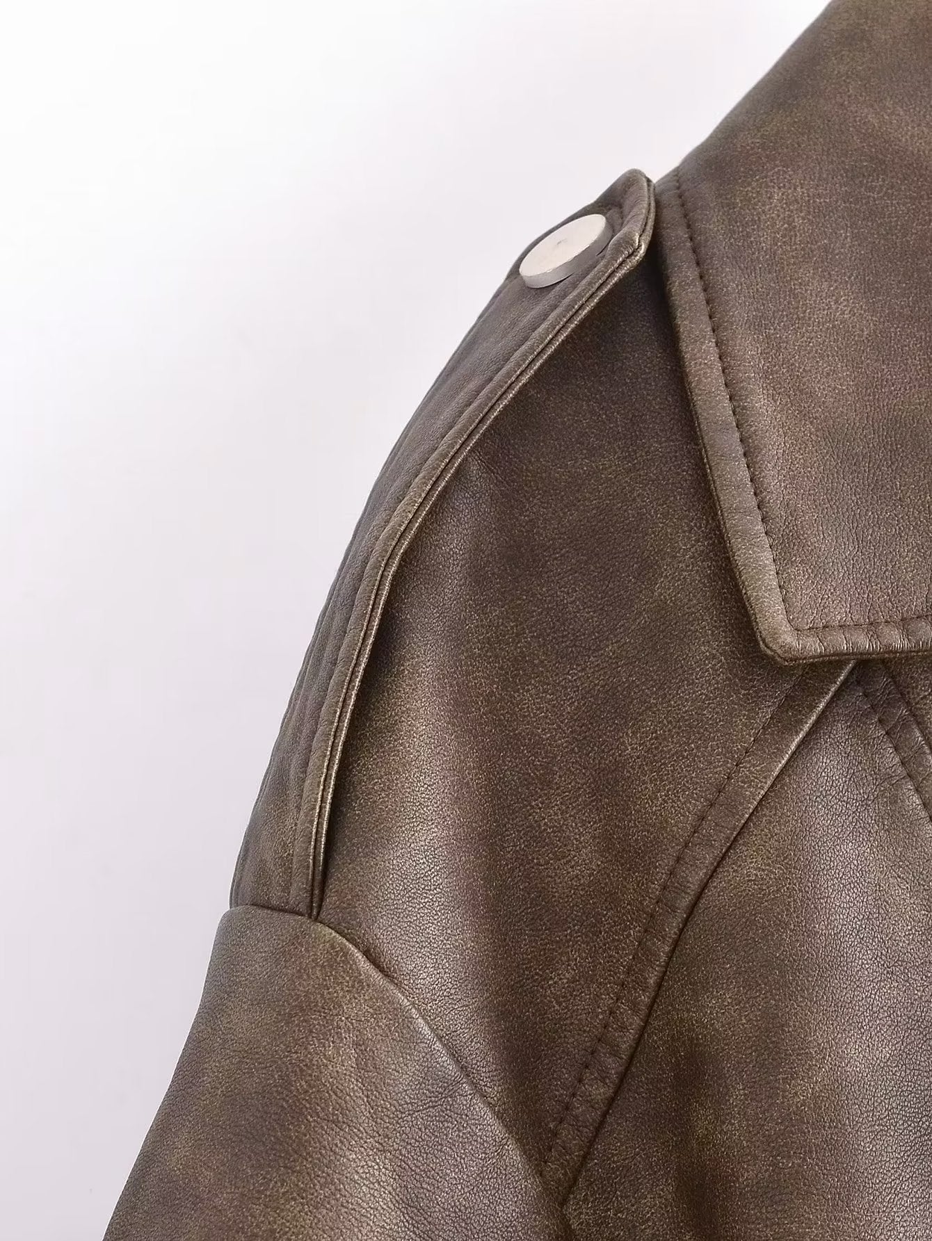 Natalie – Waschbare Lederjacke mit Farbverlauf
