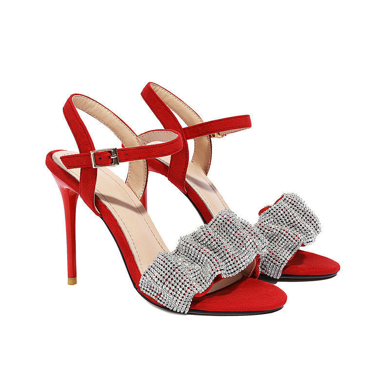 Nicola – Damen High Heels mit römischem Design