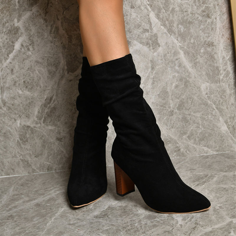 Natalie – Damen Winterstiefel mit Absatz
