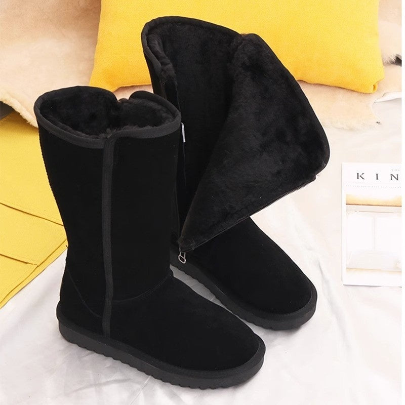 Lynda – Gefütterte Dicke Winterstiefel im Koreanischen Stil