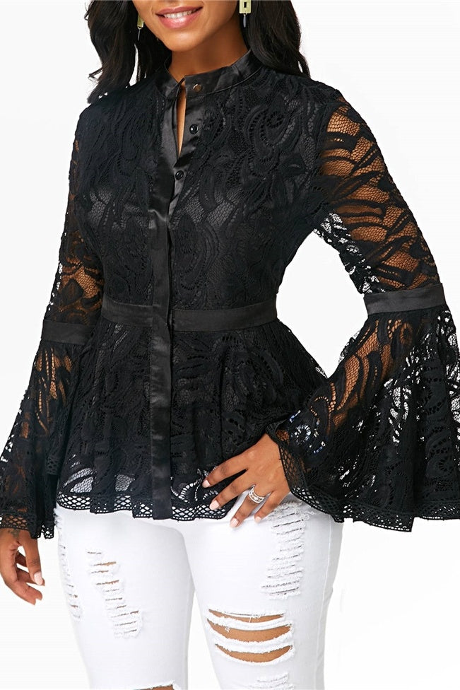 Marie – Spitzenbluse für Damen im lässigen Stil