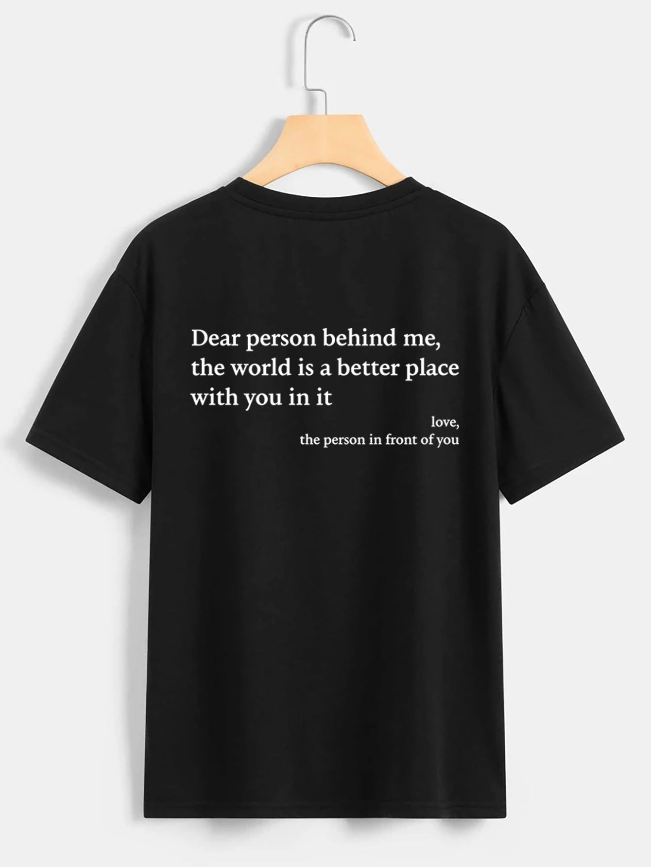 Rose – Damen T-Shirt mit Rundhals und Slogan