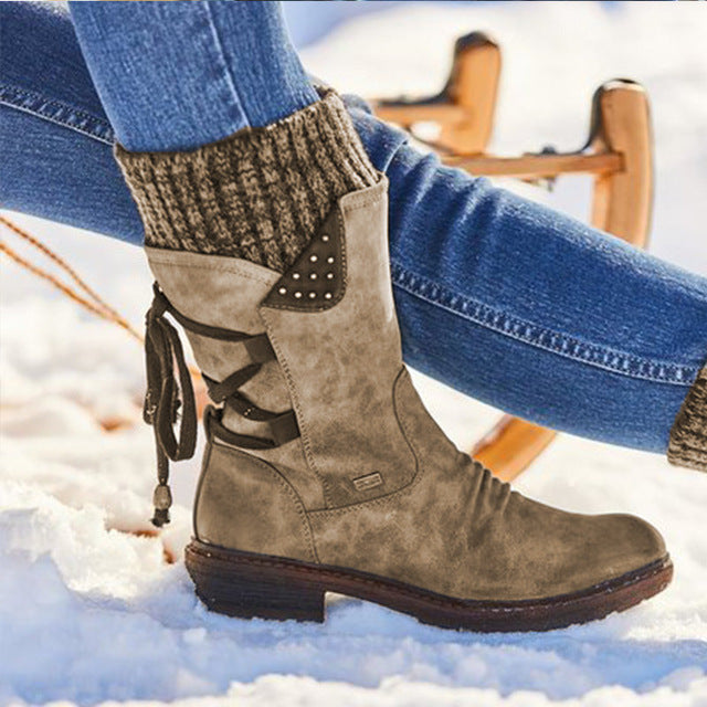 Lydia – Damen-Mid-Calf-Winterstiefel