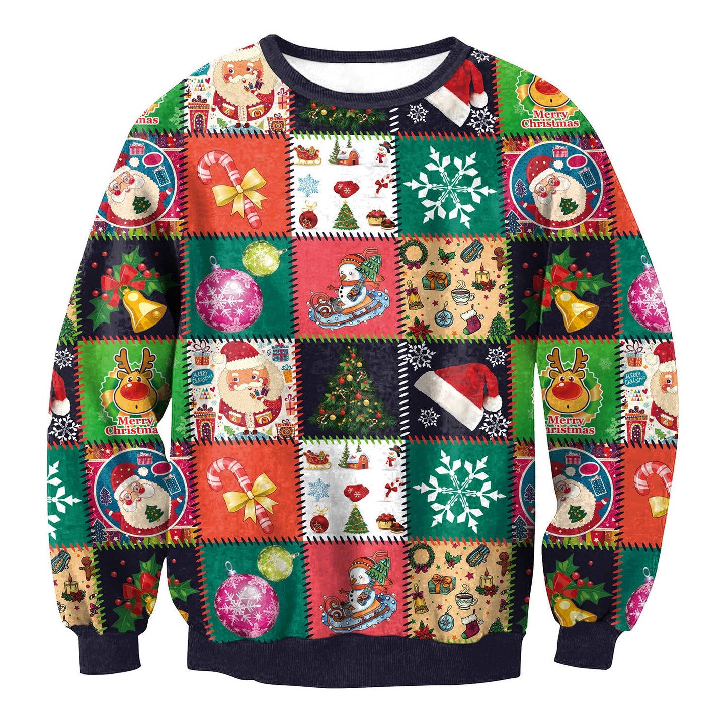 Hayley – Lustiger Weihnachtspullover mit Santa-Elf-Design für Damen
