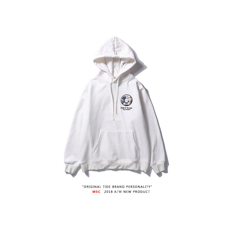 Simon – Retro-Hoodie mit Wellenmuster