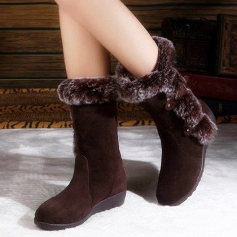 Betty – Schneestiefel mit Kunstpelz für Damen