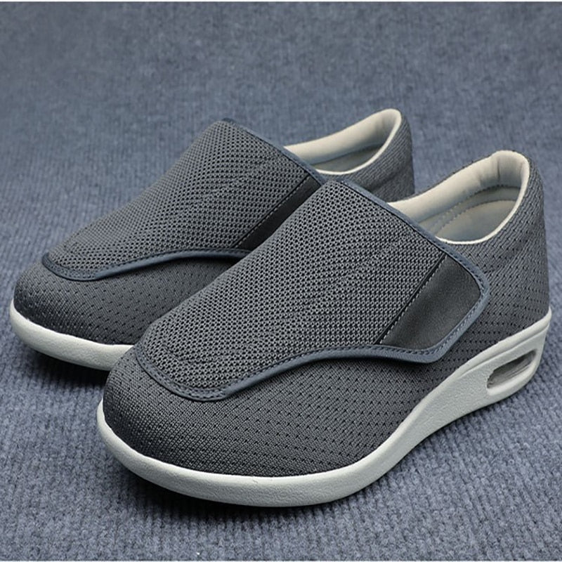 Herren Orthopädische Komfortschuhe für Diabetiker – Extra Weit & Einfacher Einstieg