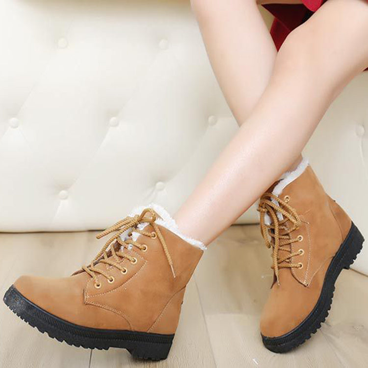 Linda – Warme Damen Schneestiefel mit Plüsch