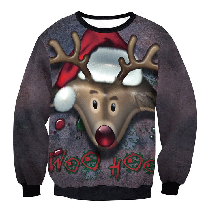 Hayley – Lustiger Weihnachtspullover mit Santa-Elf-Design für Damen