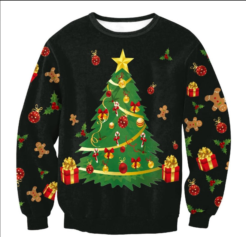 Hayley – Lustiger Weihnachtspullover mit Santa-Elf-Design für Damen