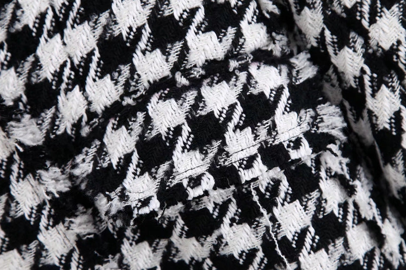 Audrey – Retro Damenjacke aus dickem Hahnentritt-Karo