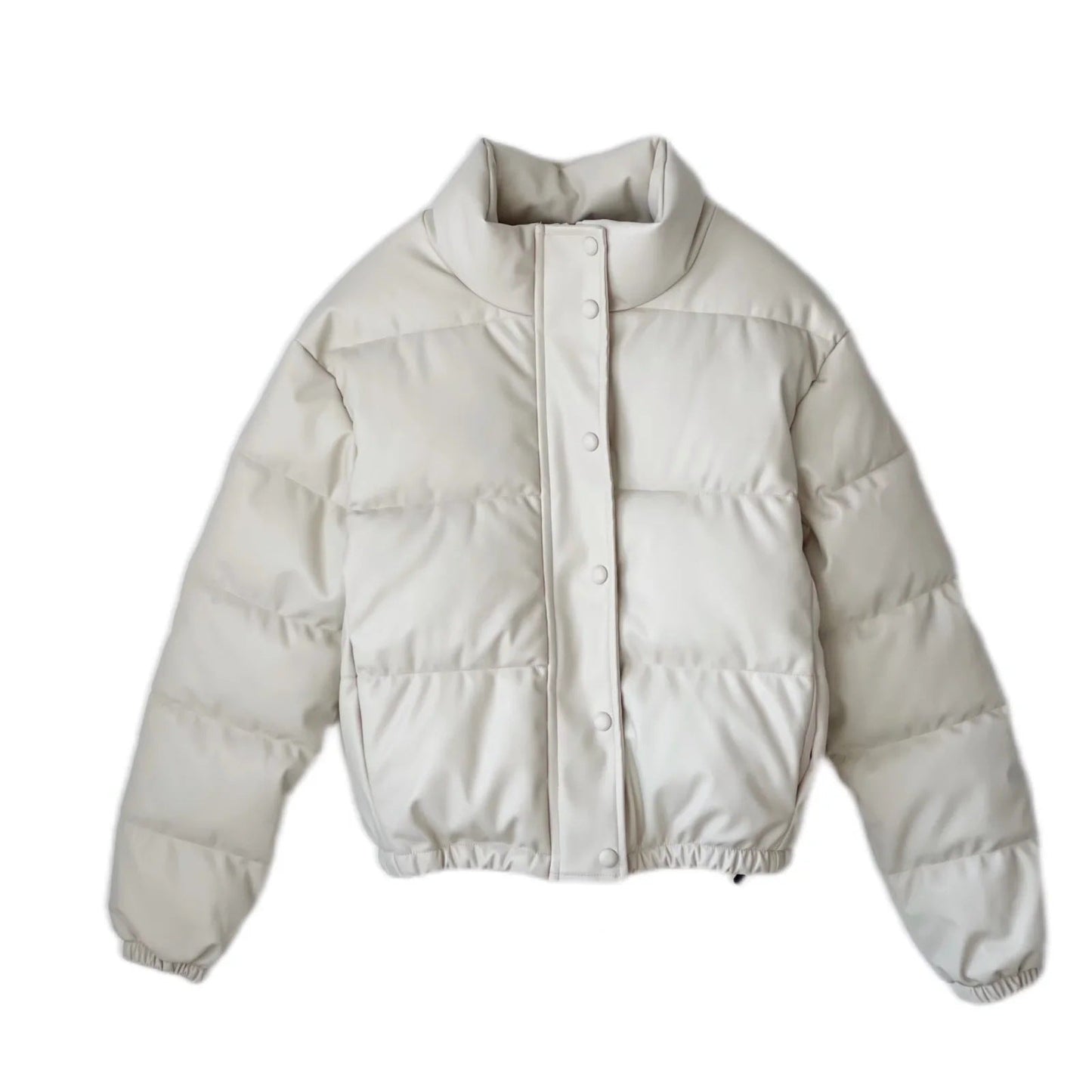 Michael – Fauxleder Baumwolljacke im Street-Style