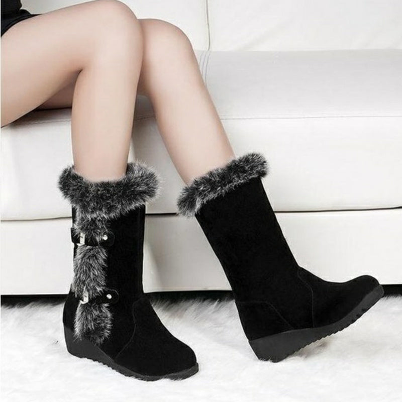 Emma – Warme Damenstiefel mit Fell