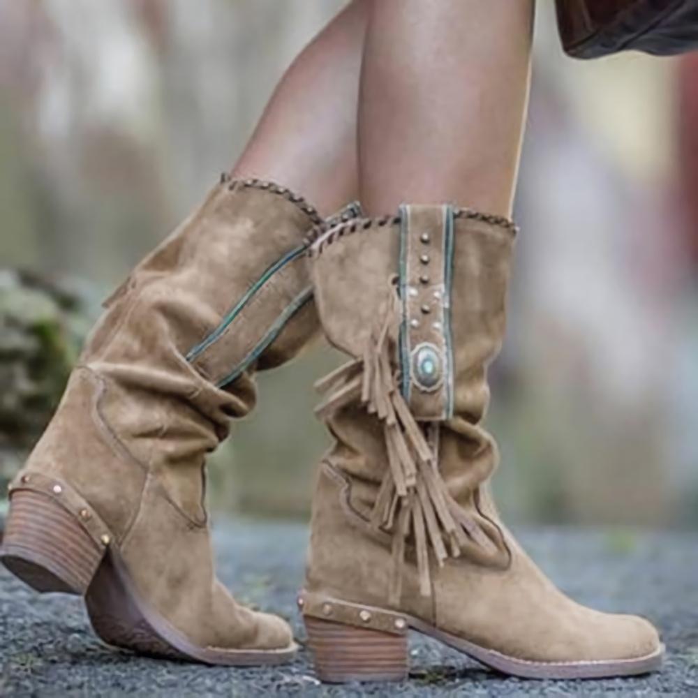 Wendy – Damenstiefeletten mit quadratischem Absatz
