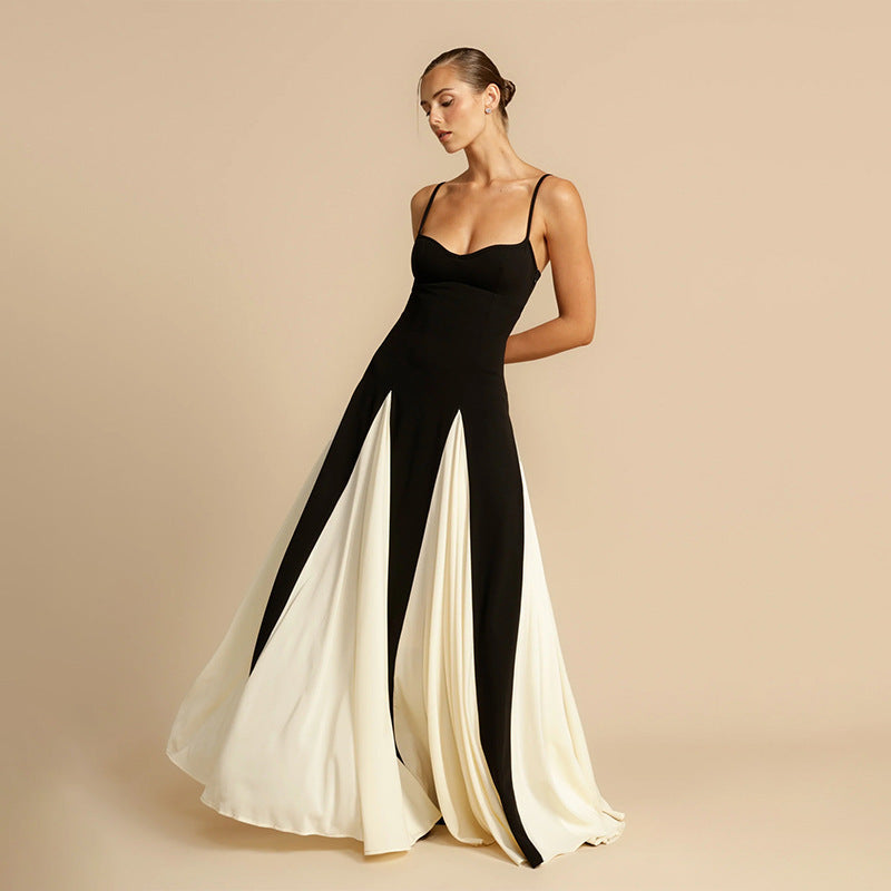 Katy – Damenkleid mit Farbkontrast