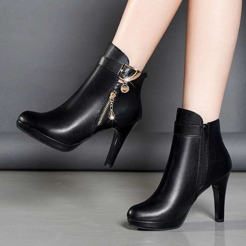 Jennifer – Damenlederstiefel für den Herbst