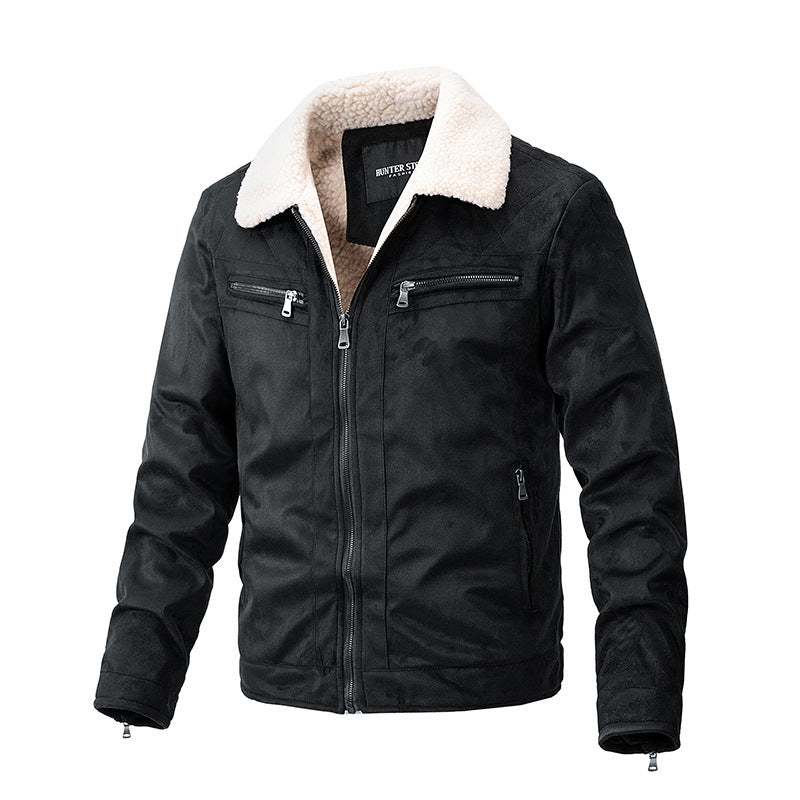 Neil – Herrenjacke mit Reißverschluss und Berberfleece