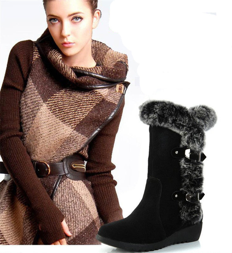 Betty – Schneestiefel mit Kunstpelz für Damen