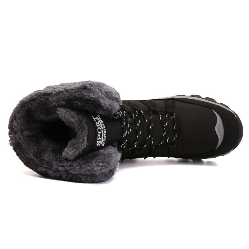 Imogen – Große Baumwollschuhe High-Top Schneestiefel