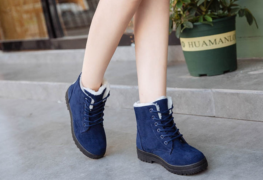 Helen – Damenwinterstiefel mit Kunstplüsch