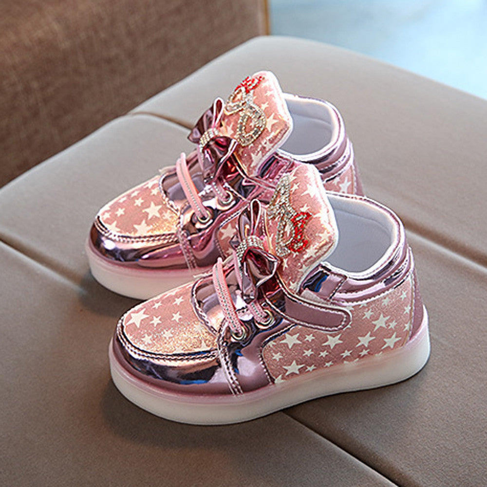 Lauren – Leuchtende Velcro Kinderschuhe