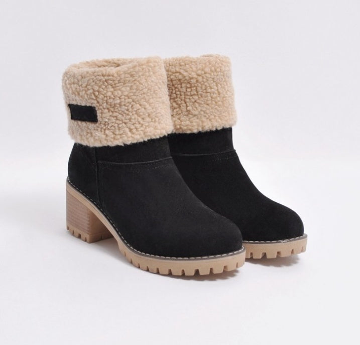 Joanne – Damen Winterstiefel aus Wildleder