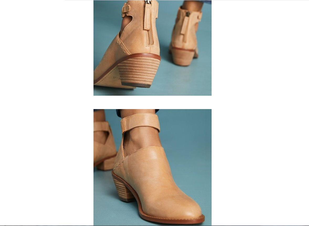 Jessie – Damen-Schnittstiefeletten mit Schnallenriemen