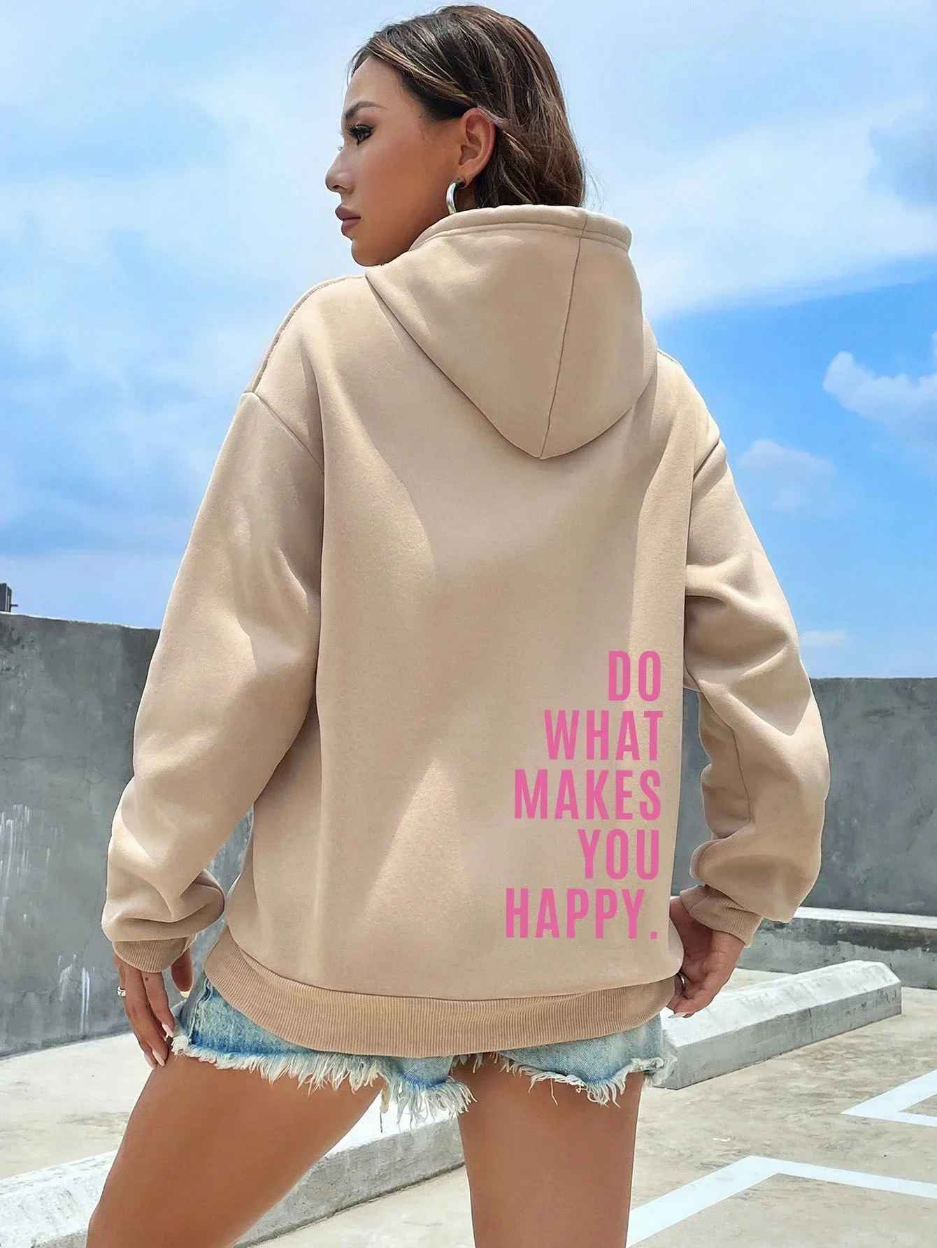 Leonie - Damen Hoodie - Lässiger Streetstyle mit Schriftzug