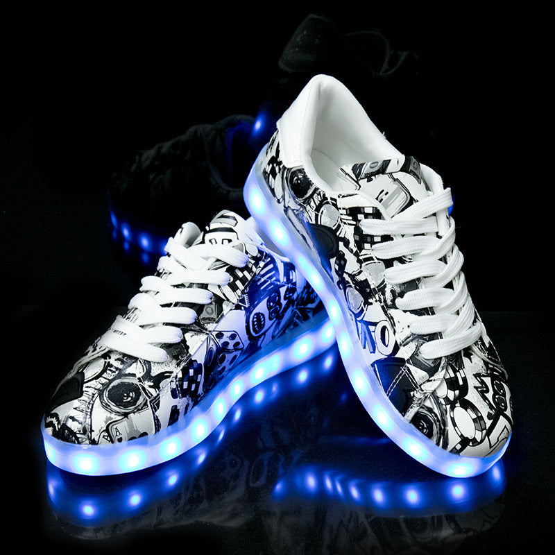 Ruth – Leuchtende Sportschuhe mit fluoreszierendem Design