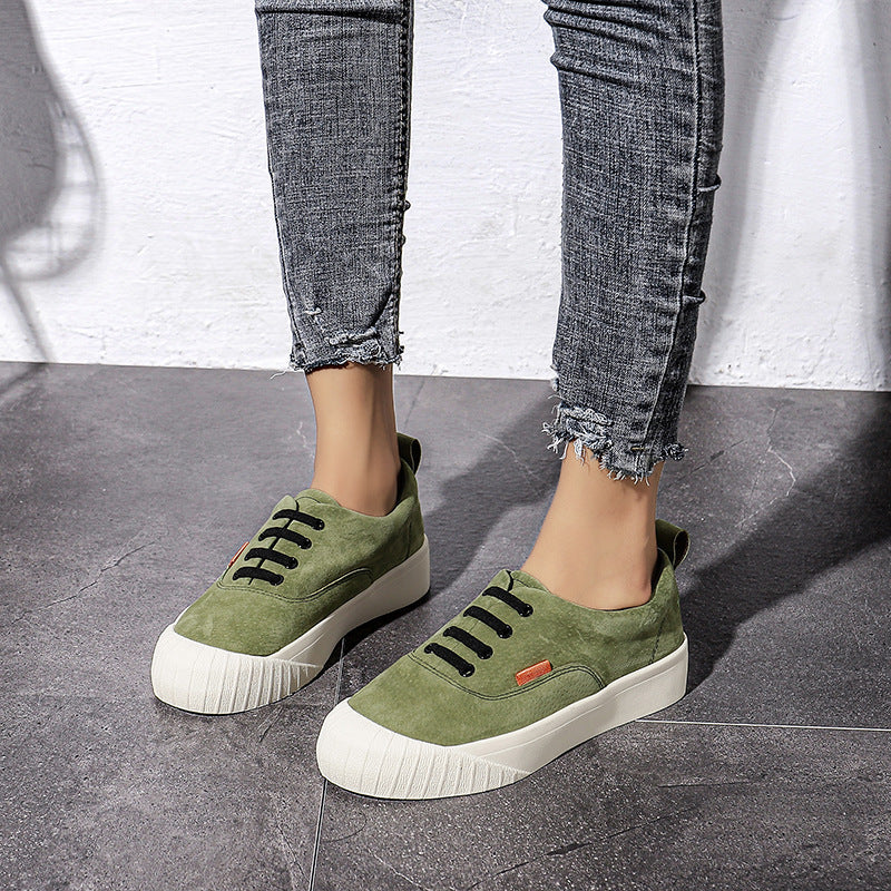 Brenda – Rutschfeste Damenlederschuhe in Weiß