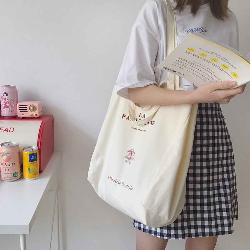 Rose – Japanische Canvas-Tasche für Damen