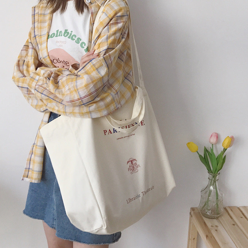 Rose – Japanische Canvas-Tasche für Damen