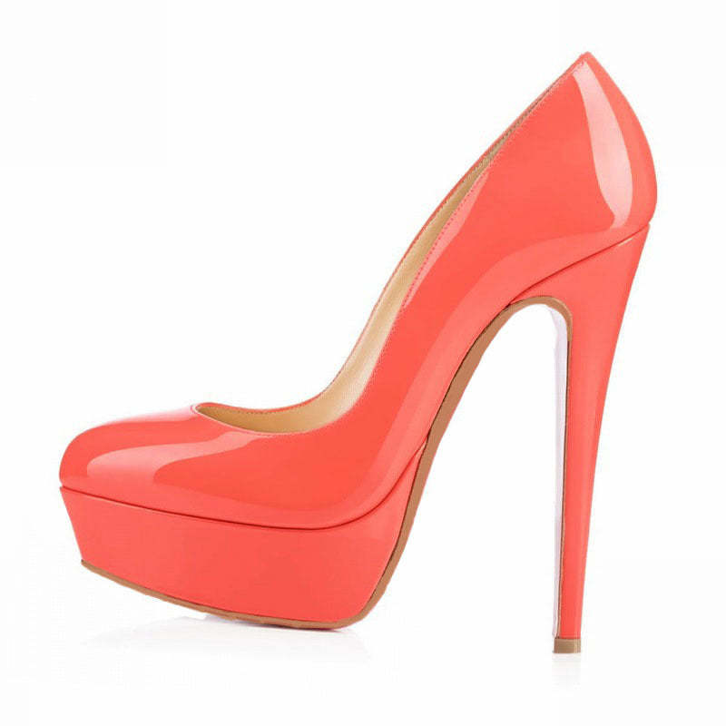 Jenny – Runde Damen-High Heels mit Baotou