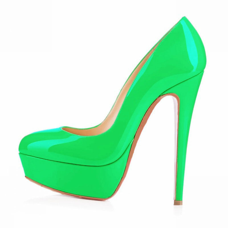 Jenny – Runde Damen-High Heels mit Baotou