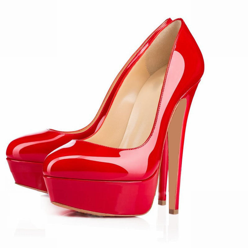 Jenny – Runde Damen-High Heels mit Baotou