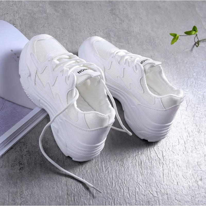Christina – Damen-Sneaker aus weißem Canvas