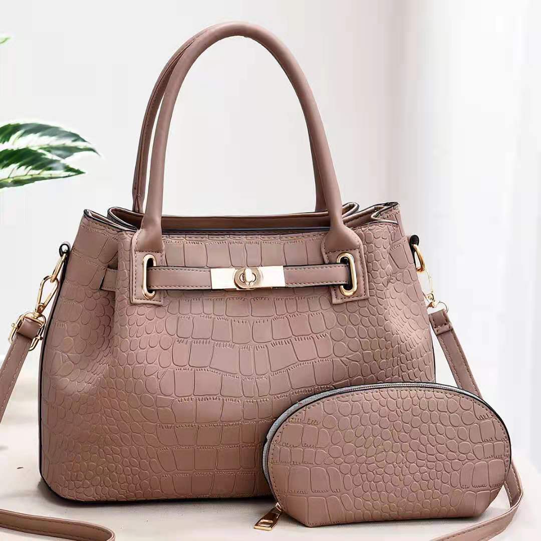 Abigail – Große Kapazität Damen Schultertasche aus Veganem Leder
