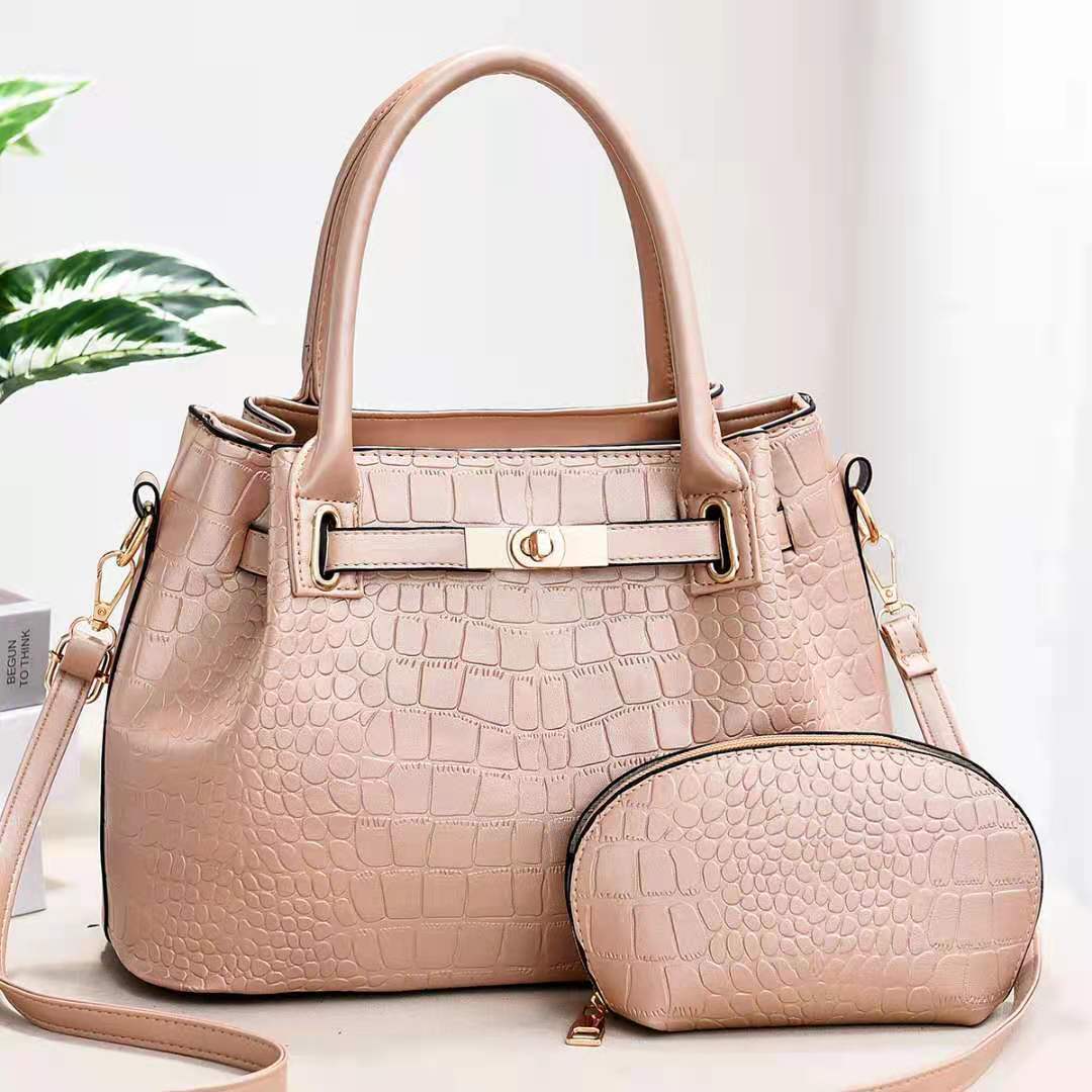 Abigail – Große Kapazität Damen Schultertasche aus Veganem Leder