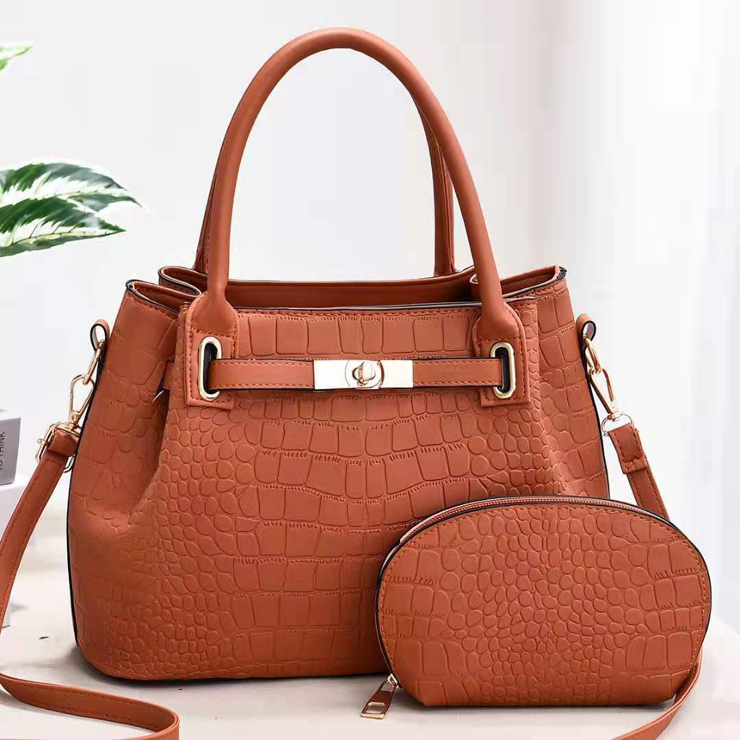 Abigail – Große Kapazität Damen Schultertasche aus Veganem Leder